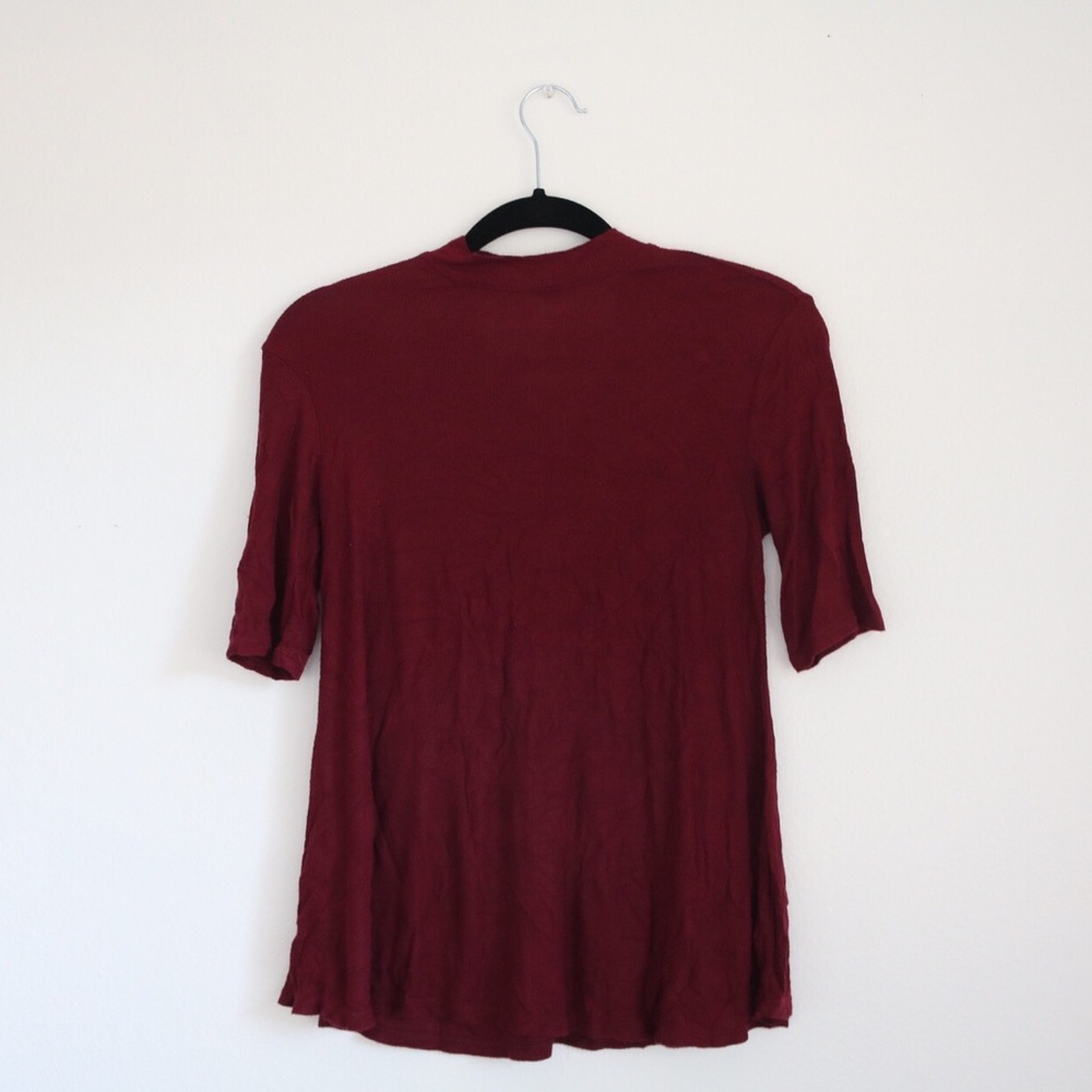 Maroon tunic tee